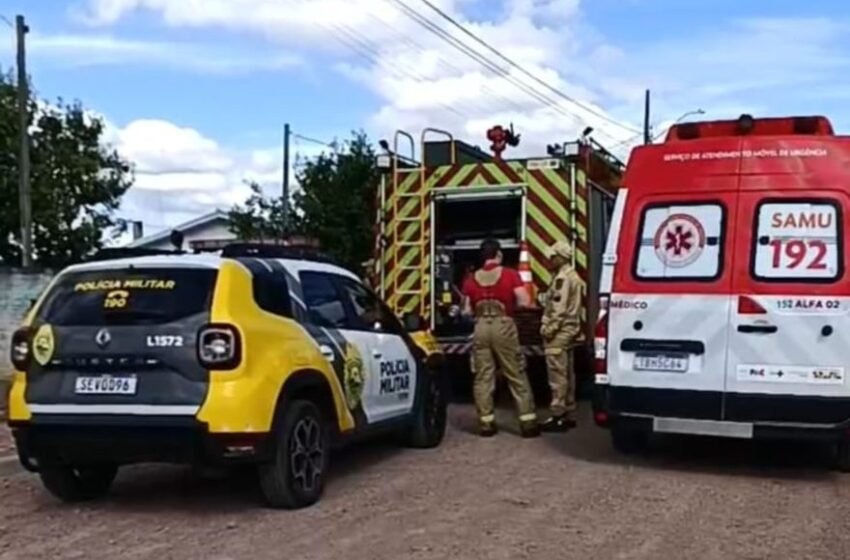  Homem morre carbonizado após incêndio destruir residência no Paraná