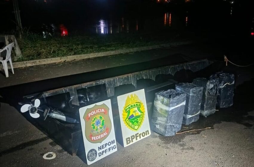  Apreensão de mais de 100 kg de maconha é registrada em Foz do Iguaçu